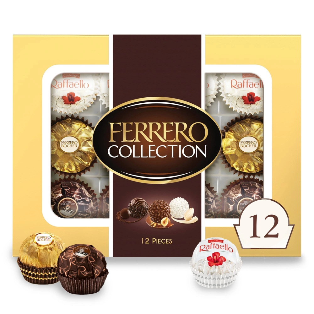 FERRERO COLLECTION ASSORTED 12 pcs 4.6oz