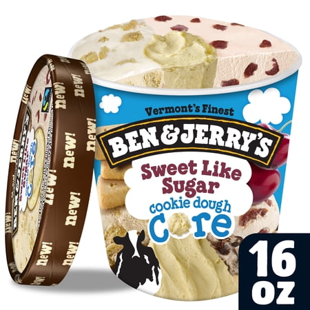 BEN&JERRY'S ICE CREAM SWEET LIKE SUGAR COOKIE DOUGH CORE 1pt