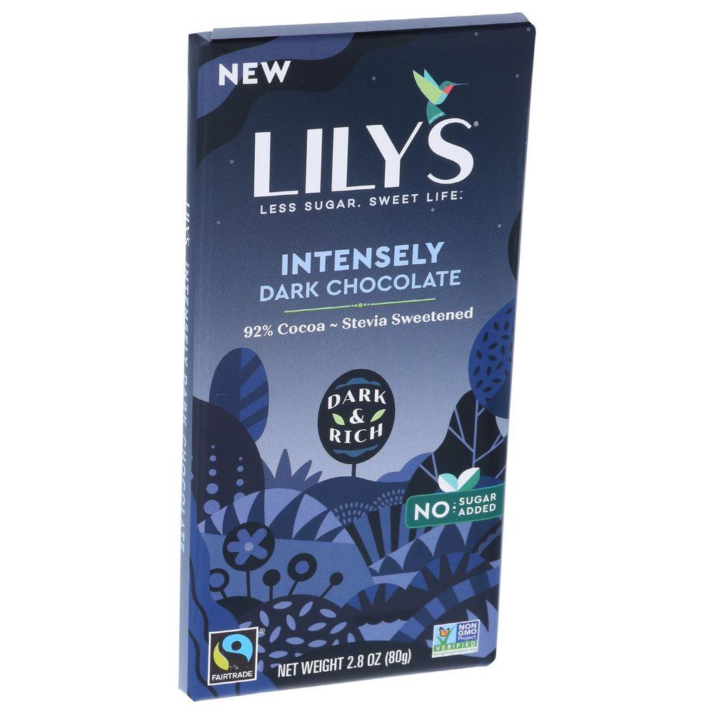 LILY'S BAR DARK CHOCOLATE NO SUGAR 2.8oz[KEHE]